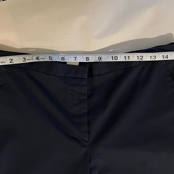 M Missoni classic flat front women’s Navy flare trousers made in Italy US sz 8 - Picture 10 of 12